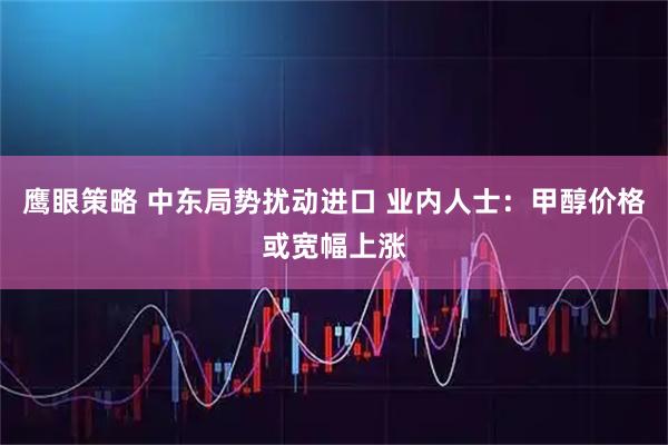 鹰眼策略 中东局势扰动进口 业内人士：甲醇价格或宽幅上涨